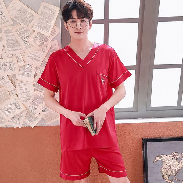v-neck pajamas set sleepwear print letter 2pcs short sleeve shirt&shorts men nightwear home clothes lounge intimate lingerie, Black;brown
v-neck pajamas set sleepwear print letter 2pcs short sleeve shirt&shorts men nightwear home clothes lounge intimate lingerie, Black;brown