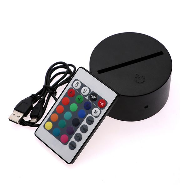 3d night led свет лампы цоколь + пульт дистанционного управления + usb кабель регулируемый 7 цветов декоративная подсветка для спальни детск
3d night led свет лампы цоколь + пульт дистанционного управления + usb кабель регулируемый 7 цветов декоративная подсветка для спальни детск
