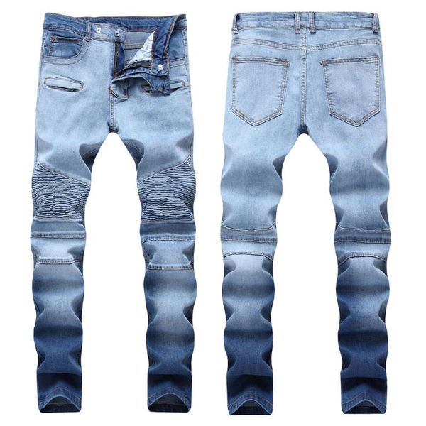мужская stretch плиссе hole вскользь тонкий sweatpants карандаш брюки джинсы штаны zipper straight твердая мода женщин длинные pant, Blue
мужская stretch плиссе hole вскользь тонкий sweatpants карандаш брюки джинсы штаны zipper straight твердая мода женщин длинные pant, Blue
