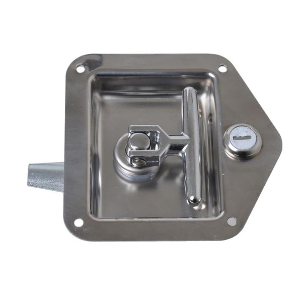 1x folding t handle lock flush mount tool box camper trailer stainless steel
1x folding t handle lock flush mount tool box camper trailer stainless steel
