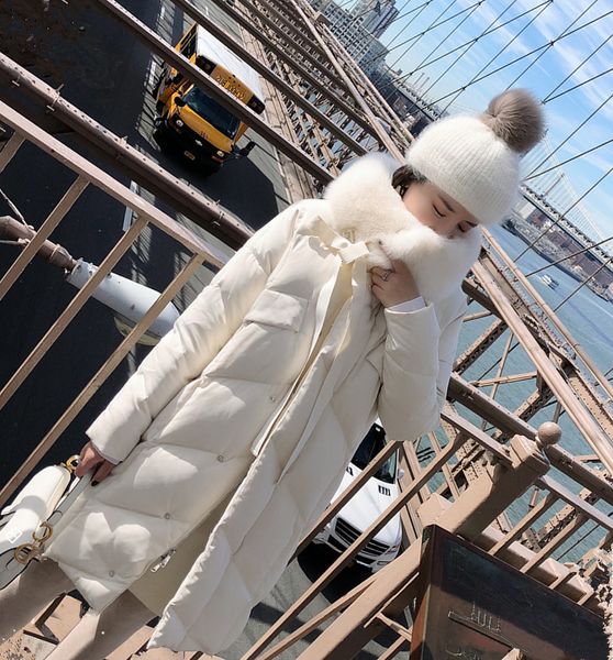 real natural fox fur collar 2020 winter jacket women coat female white duck down jacket women long down parkas warm plus size, Black
real natural fox fur collar 2020 winter jacket women coat female white duck down jacket women long down parkas warm plus size, Black