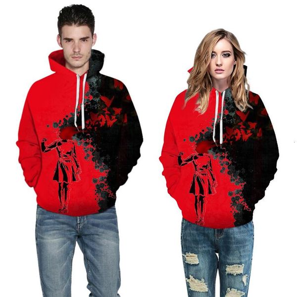 winter mens hoodies sweatshirt hooded jacket coats men women mode 3d print long sleeve couples hoodies blouse shirts, Black 
winter mens hoodies sweatshirt hooded jacket coats men women mode 3d print long sleeve couples hoodies blouse shirts, Black