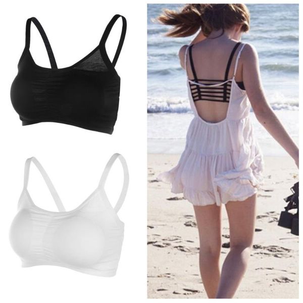 womens hollow back midriff tank bra wrap vest chest camisole woman cross yoga sports bra crop women push up sports, White;black
womens hollow back midriff tank bra wrap vest chest camisole woman cross yoga sports bra crop women push up sports, White;black