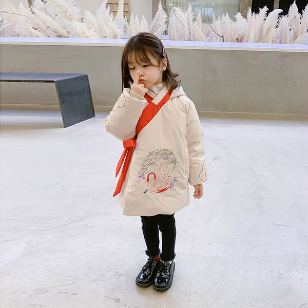 Winter Warm Plus Velvet Outerwear Retro Kid Down Coat Snow Wear Hooded Cotton Coat Baby Girl Chinese Embroidery Jackets, Red
Winter Warm Plus Velvet Outerwear Retro Kid Down Coat Snow Wear Hooded Cotton Coat Baby Girl Chinese Embroidery Jackets, Red