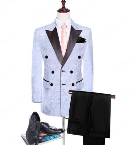 classic jacquard double-breasted wedding tuxedos slim fit suits for men groomsmen suit two pieces prom formal suits (jacket+pants) 798, Black;gray
classic jacquard double-breasted wedding tuxedos slim fit suits for men groomsmen suit two pieces prom formal suits (jacket+pants) 798, Black;gray