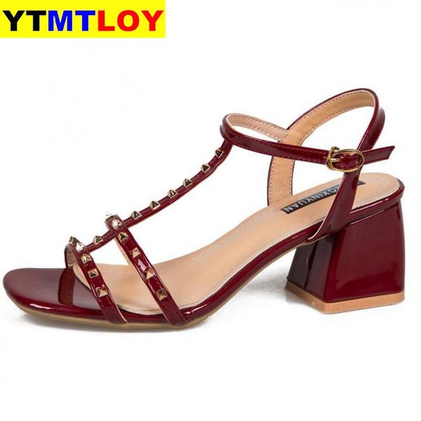 gladiator women sandals summer buckle strap high heel pumps woman shoes wine red square heels zapatos rivet casual, Black
gladiator women sandals summer buckle strap high heel pumps woman shoes wine red square heels zapatos rivet casual, Black