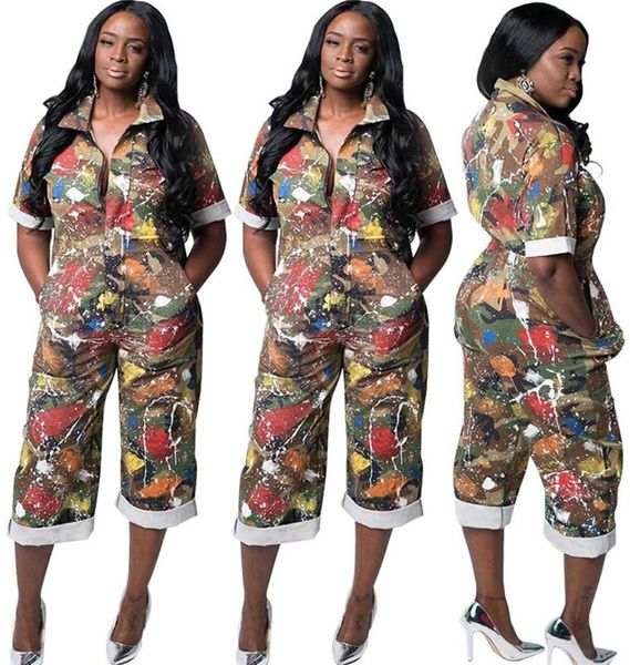 summer womens camouflage printed jumpsuits fashion womens contrast color rompers ladies holidays jumpsuits, Black;white
summer womens camouflage printed jumpsuits fashion womens contrast color rompers ladies holidays jumpsuits, Black;white