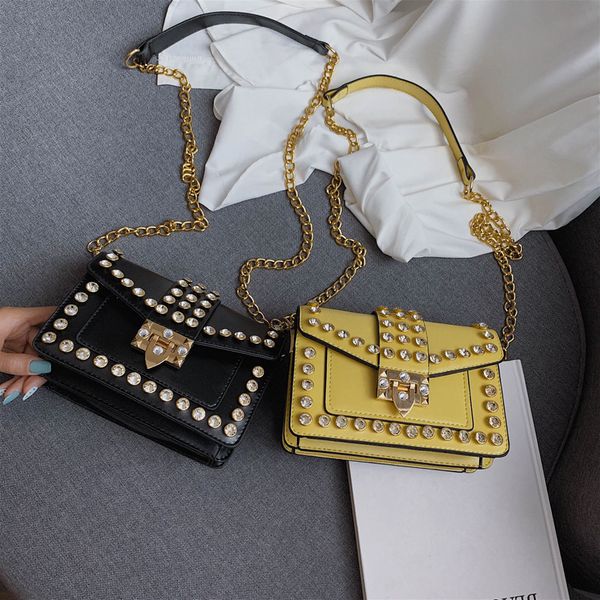 crossbody bag rivet chains female small luxury designer girls 2019 new diamond shoulder bag pu flap fashion women messenger
crossbody bag rivet chains female small luxury designer girls 2019 new diamond shoulder bag pu flap fashion women messenger