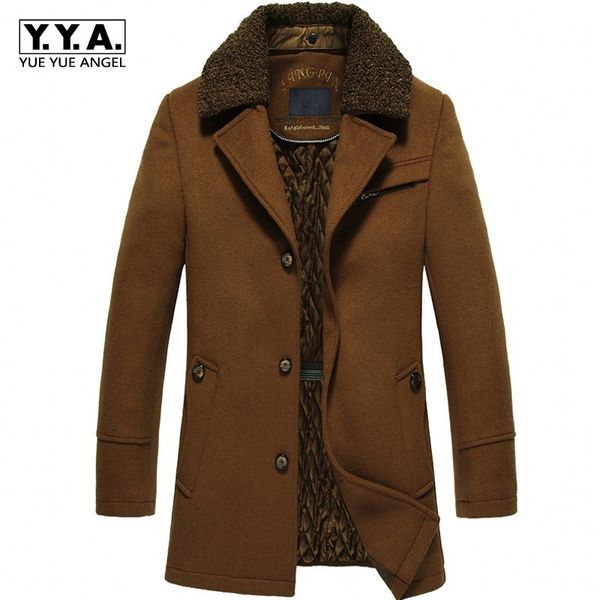 vintage mens winter wool coat lapel fur collar casual business man sobretudo single breasted trench woolen long jacket size 4xl, Black
vintage mens winter wool coat lapel fur collar casual business man sobretudo single breasted trench woolen long jacket size 4xl, Black