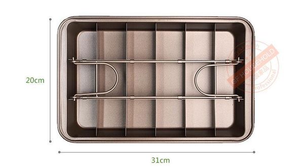 18 holes brownie cake mold baking tray 2018 new non-stick high carbon steel bake pan champagne cake mold metal box packing
18 holes brownie cake mold baking tray 2018 new non-stick high carbon steel bake pan champagne cake mold metal box packing