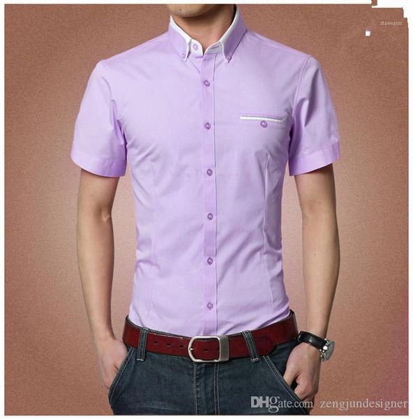 clothing business style solid color casual apparel mens businesss designer casual summer shirts short sleeve turn down collar homme, White;black
clothing business style solid color casual apparel mens businesss designer casual summer shirts short sleeve turn down collar homme, White;black