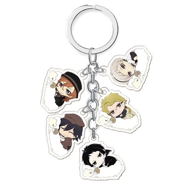 anime key chain bungo stray dogs atsushi dazai akutagawa chuya acrylic keyring keychain, Silver
anime key chain bungo stray dogs atsushi dazai akutagawa chuya acrylic keyring keychain, Silver