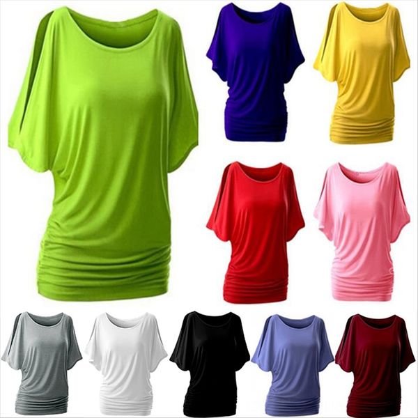 women's round collar bat short-sleeved t-shirt women's round collar bat short-sleeved t-shirt top, White
women's round collar bat short-sleeved t-shirt women's round collar bat short-sleeved t-shirt top, White