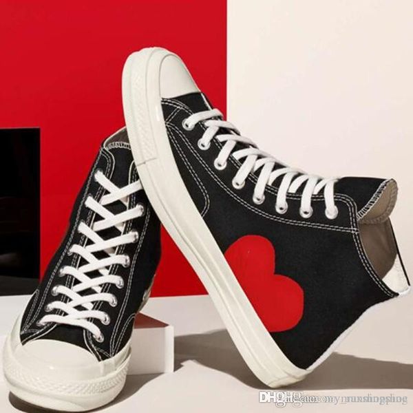 play shoes 1970s chuck 70 hi canvas jointly big with eyes heart beige black designer casual skateboard sneakers 35-44
play shoes 1970s chuck 70 hi canvas jointly big with eyes heart beige black designer casual skateboard sneakers 35-44