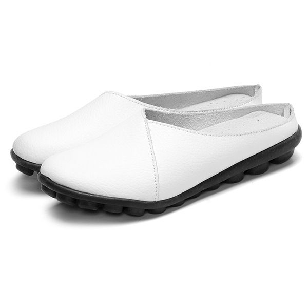 2020 new slipper women's summer outer wear 100%genuine leather flat heel women's breathable flat closed-toe semi-slipper, Black
2020 new slipper women's summer outer wear 100%genuine leather flat heel women's breathable flat closed-toe semi-slipper, Black