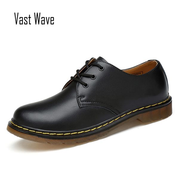 big size brand 1461 breathable men's oxford dress men flats fashion genuine leather casual work shoes t200108, Black
big size brand 1461 breathable men's oxford dress men flats fashion genuine leather casual work shoes t200108, Black