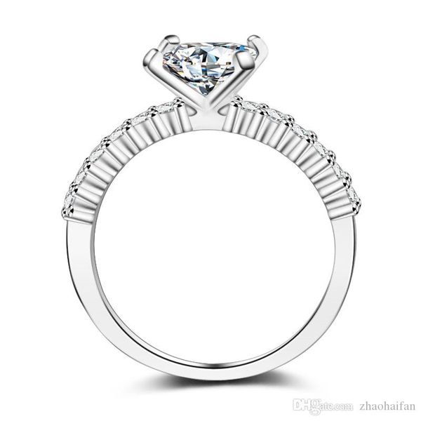 zhf jewelry real solid silver wedding rings for women 925 sterling silver rings set 1 ct sona cz diamant engagement ring jewelry, Golden;silver
zhf jewelry real solid silver wedding rings for women 925 sterling silver rings set 1 ct sona cz diamant engagement ring jewelry, Golden;silver