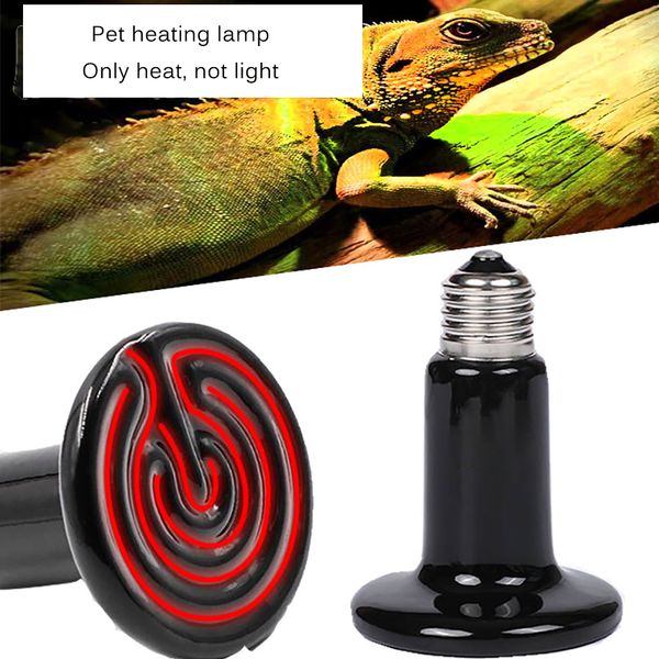 reptile heating lamp 25/75/100/200w ceramic infrared lamp reptile bulb temperature control equipment 220v-240v
reptile heating lamp 25/75/100/200w ceramic infrared lamp reptile bulb temperature control equipment 220v-240v