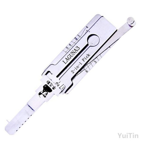 Original LISHI LAGUNA3 2-in-1 Auto Pick and Decoder For RENAULT locksmith tool lock pick tool auto pick set
Original LISHI LAGUNA3 2-in-1 Auto Pick and Decoder For RENAULT locksmith tool lock pick tool auto pick set