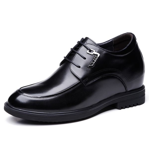 fashion extra genuine leather height increasing elevator formal dress wedding shoes with hidden insert get taller 9cm for men, Black
fashion extra genuine leather height increasing elevator formal dress wedding shoes with hidden insert get taller 9cm for men, Black