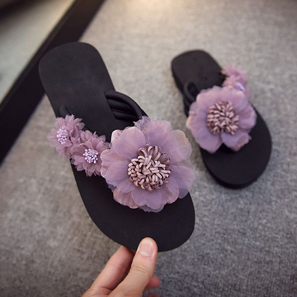 slippers flip-flops women purple flowers beach non-slip slippers for women bohemian comfortable shoes slides plus size 35-42, Black
slippers flip-flops women purple flowers beach non-slip slippers for women bohemian comfortable shoes slides plus size 35-42, Black