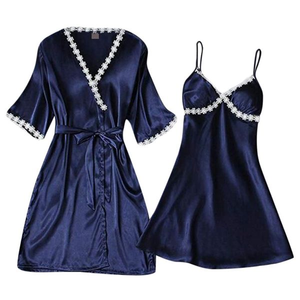 2020 new summer 2pcs women satin sleepwear short sleeve babydoll lingerie nightdress set night dress women, Black;red
2020 new summer 2pcs women satin sleepwear short sleeve babydoll lingerie nightdress set night dress women, Black;red