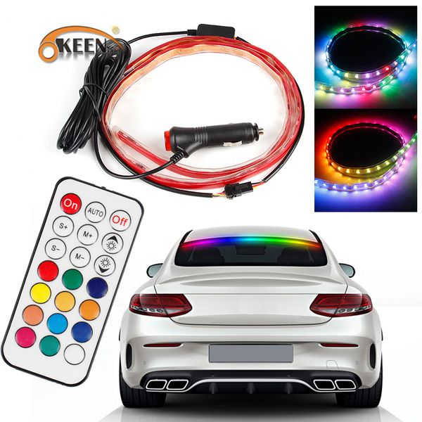 okeen car styling 90cm additional brake lights rgb flow brake sled light strip flexible waterproof high mount slamp 12v
okeen car styling 90cm additional brake lights rgb flow brake sled light strip flexible waterproof high mount slamp 12v