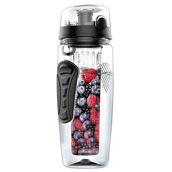 1000ml/32oz fruit infusing infuser water bottle plastic sports detox health
1000ml/32oz fruit infusing infuser water bottle plastic sports detox health