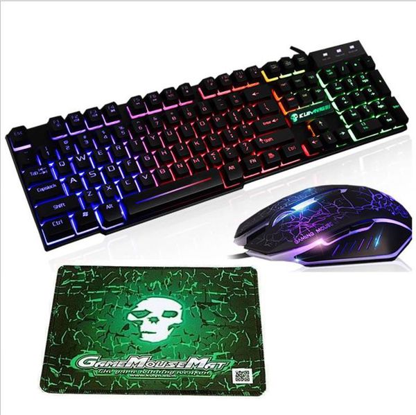 t6 rainbow backlit usb wired gaming keyboard mouse pad set for ps4 ps3 xbox pc 
t6 rainbow backlit usb wired gaming keyboard mouse pad set for ps4 ps3 xbox pc