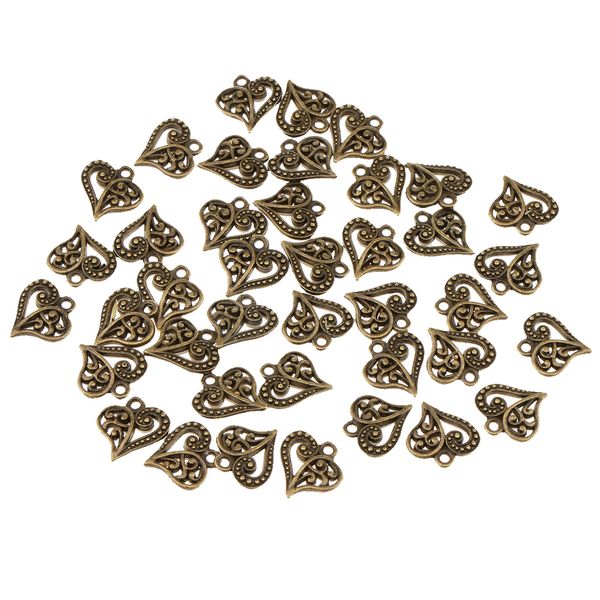 40pcs ladies heart shape alloy pendant for diy jewelry crafting, Silver
40pcs ladies heart shape alloy pendant for diy jewelry crafting, Silver