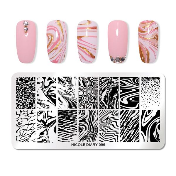 nicole diary marble coconut nail stamping plates summer flower geometric stamp templates nail art printing stencils tools diy, White
nicole diary marble coconut nail stamping plates summer flower geometric stamp templates nail art printing stencils tools diy, White
