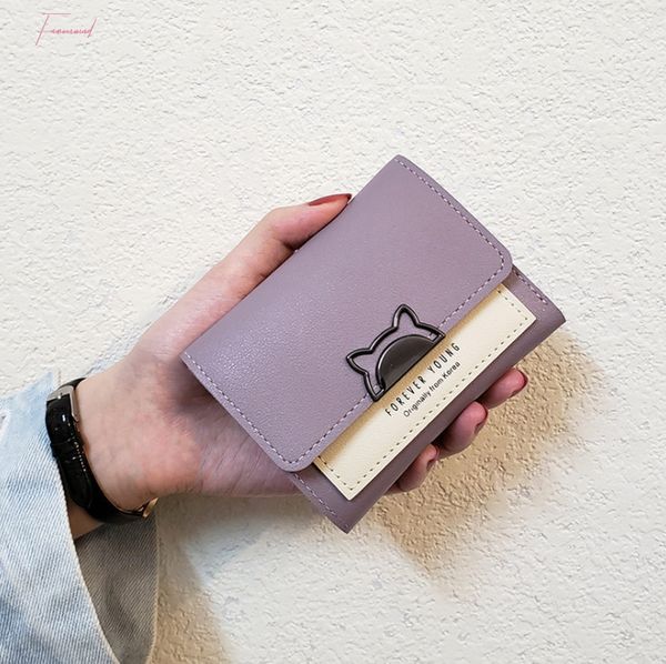 women cute wallets short leather wallet student coin mini purse card holder ladies clutch bag cat small female purse, Red;black
women cute wallets short leather wallet student coin mini purse card holder ladies clutch bag cat small female purse, Red;black