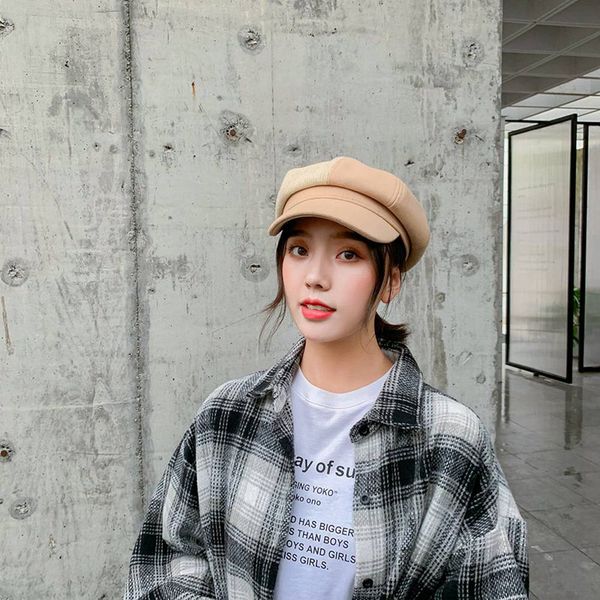 newsboy hats winter beret women's warm hat visor casual autumn classic england french style women berets, Blue;gray
newsboy hats winter beret women's warm hat visor casual autumn classic england french style women berets, Blue;gray