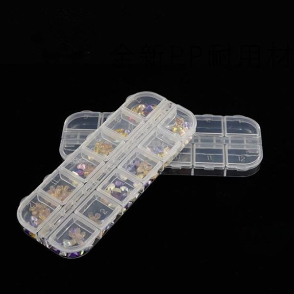 12 grids nail art storage case rhinestones beads gems jewelry accessories clear plastic empty container organizer box f2531
12 grids nail art storage case rhinestones beads gems jewelry accessories clear plastic empty container organizer box f2531