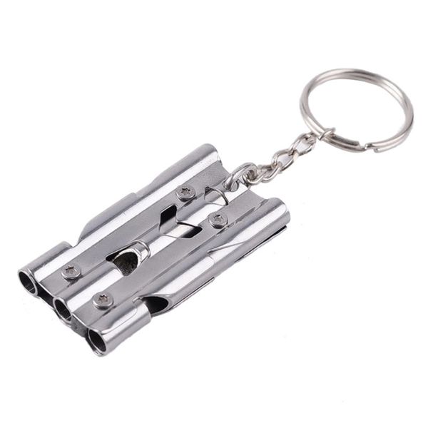 emergency whistle triple pipe high decibel outdoor whistle keychain outdoor survival portable tool
emergency whistle triple pipe high decibel outdoor whistle keychain outdoor survival portable tool