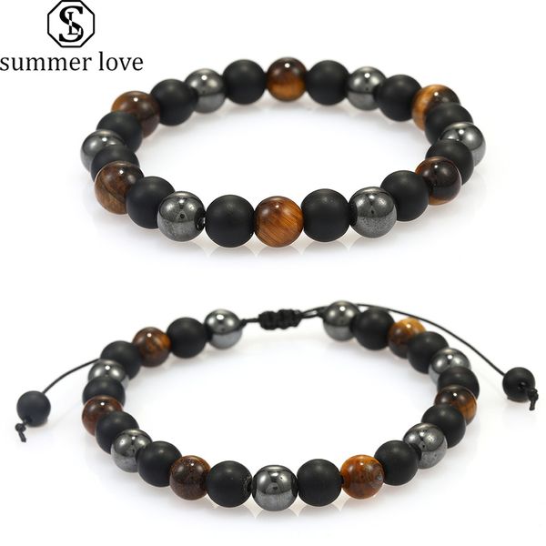 2 piece set women men adjustable stretchy rope bracelet fashion 8mm black natural stone beads bracelet balance yoga jewelry gift, Golden;silver
2 piece set women men adjustable stretchy rope bracelet fashion 8mm black natural stone beads bracelet balance yoga jewelry gift, Golden;silver