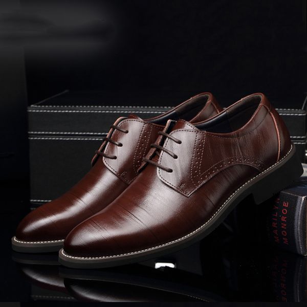 fashion men's leather shoes lace up men's dress shoes autumn winter oxfords shoes for men, Black
fashion men's leather shoes lace up men's dress shoes autumn winter oxfords shoes for men, Black