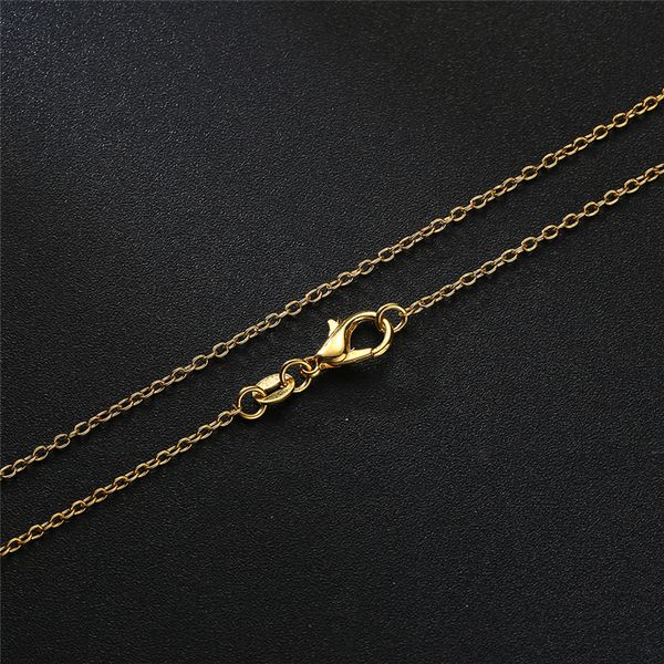 18kgp stamped necklaces 18k gold plated link chains for women girls fashion diy lobster clasps jewelry making accessories 16 18 24 28 30inch, Silver
18kgp stamped necklaces 18k gold plated link chains for women girls fashion diy lobster clasps jewelry making accessories 16 18 24 28 30inch, Silver