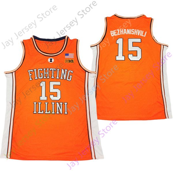 2020 new ncaa illinois fighting illini jerseys 15 giorgi bezhanishvili basketball jersey college orange round collar, Black;red
2020 new ncaa illinois fighting illini jerseys 15 giorgi bezhanishvili basketball jersey college orange round collar, Black;red