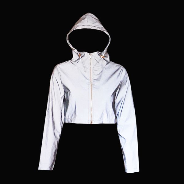 women's jackets women zipper reflective short coats long sleeve stand collar coat female autumn winter casual, Black;brown
women's jackets women zipper reflective short coats long sleeve stand collar coat female autumn winter casual, Black;brown