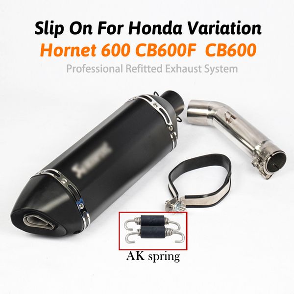 motorcycle full exhaust system slip on for variation hornet 600 cb600f cb600 exhaust muffler pipe
motorcycle full exhaust system slip on for variation hornet 600 cb600f cb600 exhaust muffler pipe