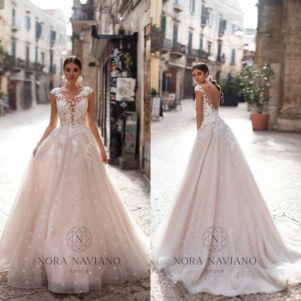 bohemian wedding dresses 2019 jewel neck lace appliques sweep train cap sleeves boho bridal dress custom made beach wedding gowns, White
bohemian wedding dresses 2019 jewel neck lace appliques sweep train cap sleeves boho bridal dress custom made beach wedding gowns, White