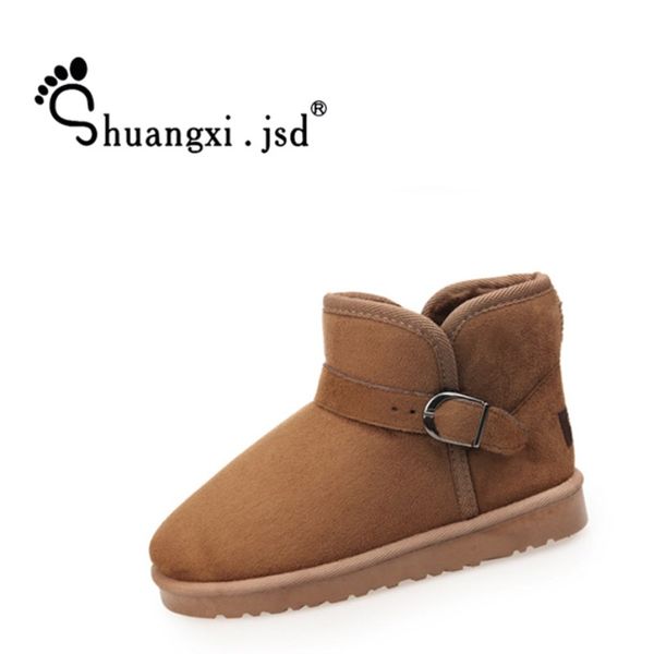 shuangxi.jsd 2018 winter women ankle boots non-slip snow boots plus size flat booties keep warm woman shoes, Black
shuangxi.jsd 2018 winter women ankle boots non-slip snow boots plus size flat booties keep warm woman shoes, Black