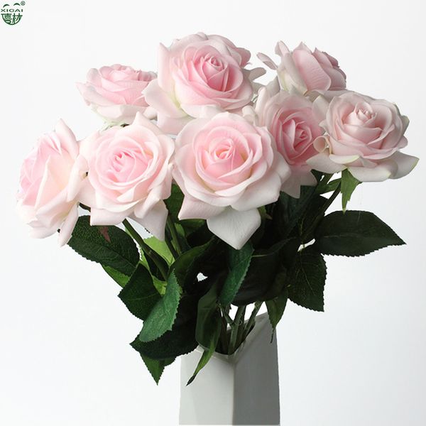 extra 10%off/2lots) 11pieces 7.5cm bloom home/wedding decoration artificial flower bride bouquet latex real touch rose flowers
extra 10%off/2lots) 11pieces 7.5cm bloom home/wedding decoration artificial flower bride bouquet latex real touch rose flowers
