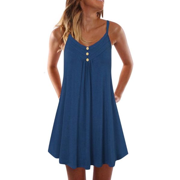 casual dresses women summer dress sleeveless solid buttons v-neck fashion female evening party mini sundress vestidos plus size m140#, Black;gray
casual dresses women summer dress sleeveless solid buttons v-neck fashion female evening party mini sundress vestidos plus size m140#, Black;gray