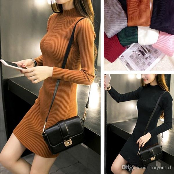 высокое качество вязаный хлопок тощий стенд воротник женщины свитера платья эластичная plus размер зима теплая vestidos feminino, Black;gray
высокое качество вязаный хлопок тощий стенд воротник женщины свитера платья эластичная plus размер зима теплая vestidos feminino, Black;gray