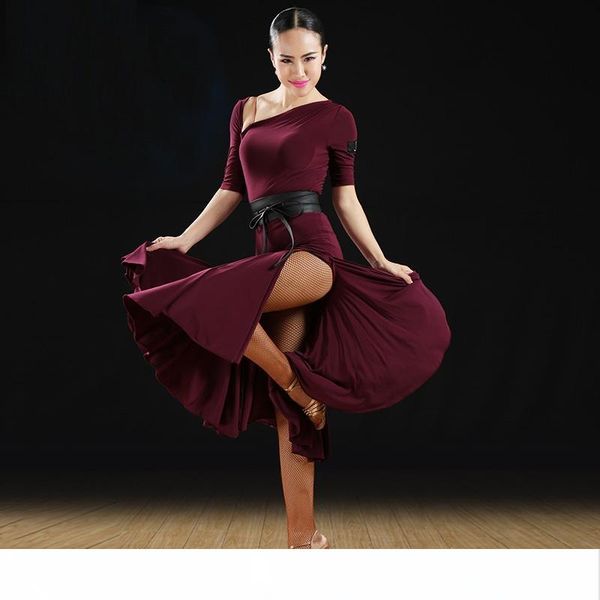 latin dance dress latin salsa dress women dance wear competition samba costumes fringe tango, Black;red
latin dance dress latin salsa dress women dance wear competition samba costumes fringe tango, Black;red