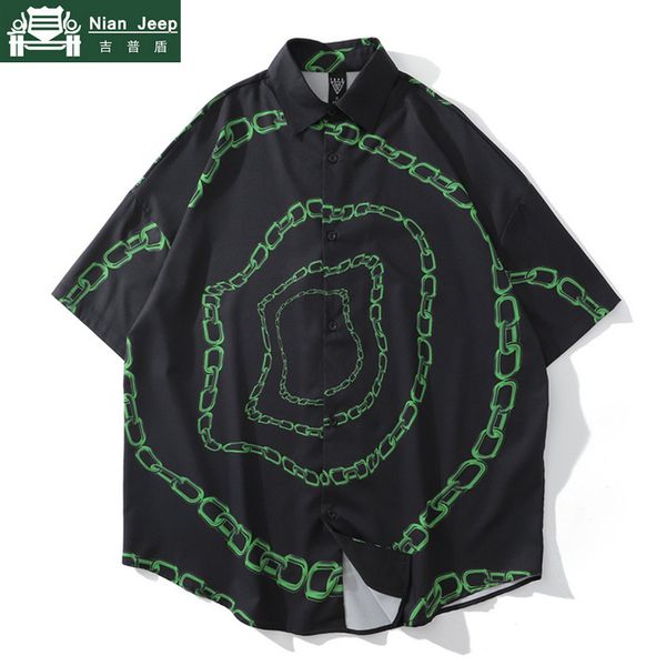 цепь печатных хип-хоп рубашки мужчины oversize уличная мужская рубашка с коротким рукавом harajuku рубашка мужская брендовая одежда camisa, White;black
цепь печатных хип-хоп рубашки мужчины oversize уличная мужская рубашка с коротким рукавом harajuku рубашка мужская брендовая одежда camisa, White;black
