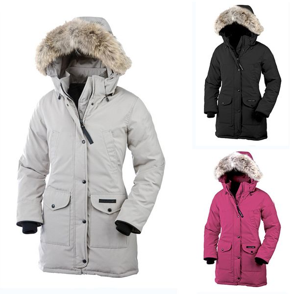 2020 women canada outdoors fur down jacket hiver thick warm windproof goose down coat thicken fourrure hooded jacket dhl ing, Black
2020 women canada outdoors fur down jacket hiver thick warm windproof goose down coat thicken fourrure hooded jacket dhl ing, Black