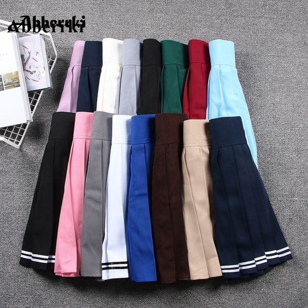 japanese cute pleated skirt cosplay schoolgirl uniform harajuku solid high elastic waist mini skirt with shorts saias femininas cx200703, Black
japanese cute pleated skirt cosplay schoolgirl uniform harajuku solid high elastic waist mini skirt with shorts saias femininas cx200703, Black